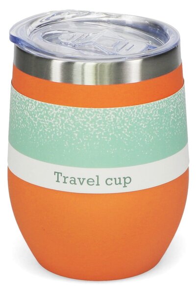 Tazza da viaggio arancione da 350 ml - Rex London