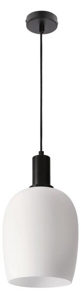 Lampada sospesa a cavo WOLKEN 1xE27/40W/230V bianco/nero