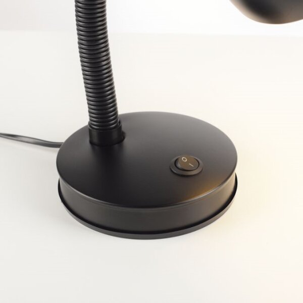 JUST LIGHT. 11080-18 - Lampada da tavolo flessibile FLEXI 1xE27/25W/230V nera