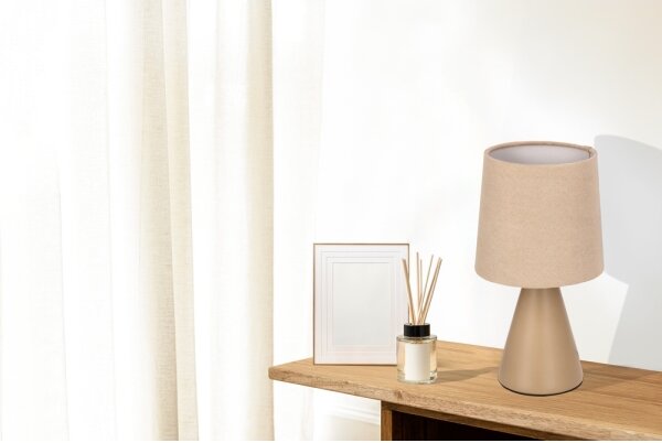 Lampada da tavolo SATTI 1xE14/40W/230V beige