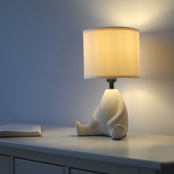 JUST LIGHT. 14190-39 - Lampada da tavolo TED 1xE27/25W/230V beige