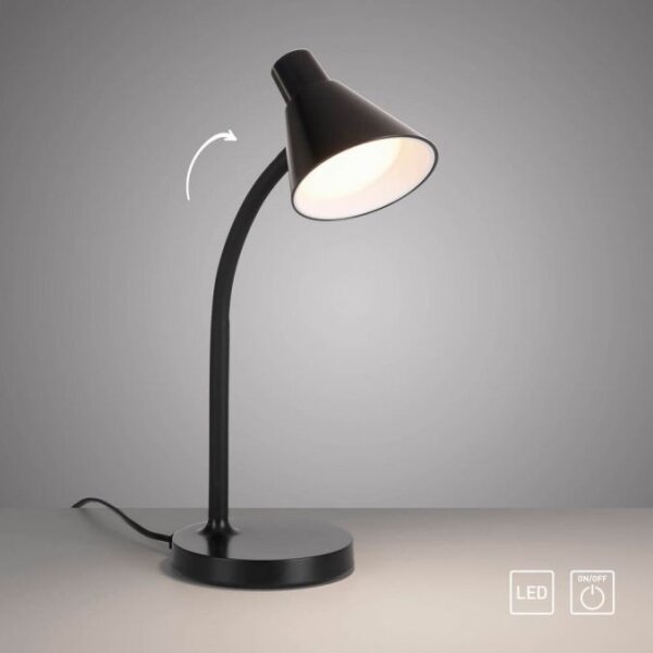 JUST LIGHT. 11248-18 - Lampada da tavolo flessibile a LED PIXIE LED/4,5W/230V nera