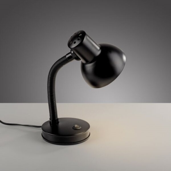JUST LIGHT. 11080-18 - Lampada da tavolo flessibile FLEXI 1xE27/25W/230V nera