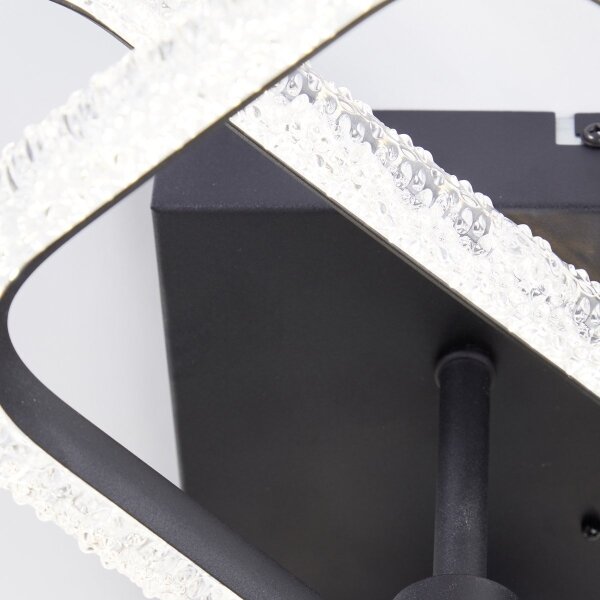 Brilliant - Plafoniera LED dimmerabile AYDIN LED/34W/230V nera + telecomando