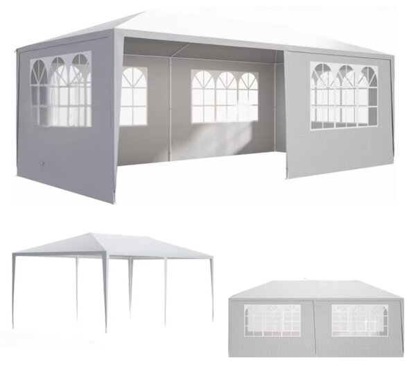 Tenda per feste NEAPOL, 3x6m, bianco