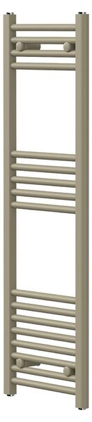 Asciugamani radiante LuxeBath Sahara, 400x1200 mm, beige, con attacco laterale, asciugamani radiante a pannello, porta asciugamani radiante da parete per bagno