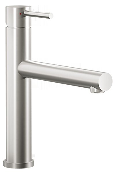 Robinetteries de cuisine Villeroy & Boch Como SKY, saillie 212mm, pivotement 360°, modèle haut, acier inox massif, 927800LC, 927800LC