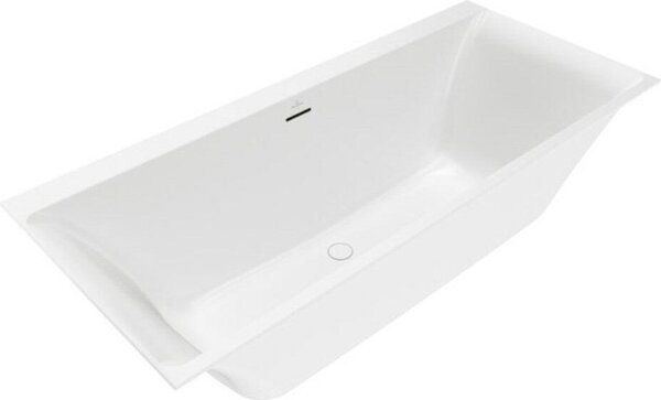 Villeroy & Boch Subway 3.0 baignoire rectangulaire, remplissage de baignoires Silentflow inclus, 1800x800x480mm, UBQ180SBW2TDV-RW, UBQ180SBW2TDV-RW