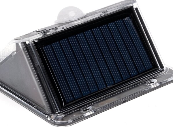 Aigostar-LED Lampada solare con sensore LED/3,7V 6500K 1200 mAh IP65 nera
