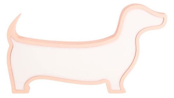 Lampada da tavolo LED per bambini DOG LED/12W/230V rosa