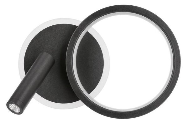 Faretto da parete a LED MONET LED/16W/230V nero