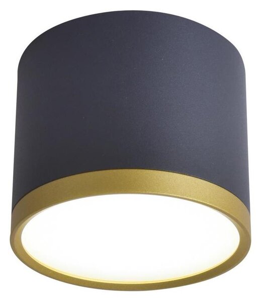 Faretto LED TUBA LED/9W/230V nero/oro