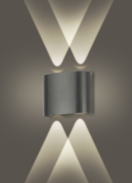 Brilagi - Applique da esterno a LED FLAREBOX LED/4W/230V antracite IP65