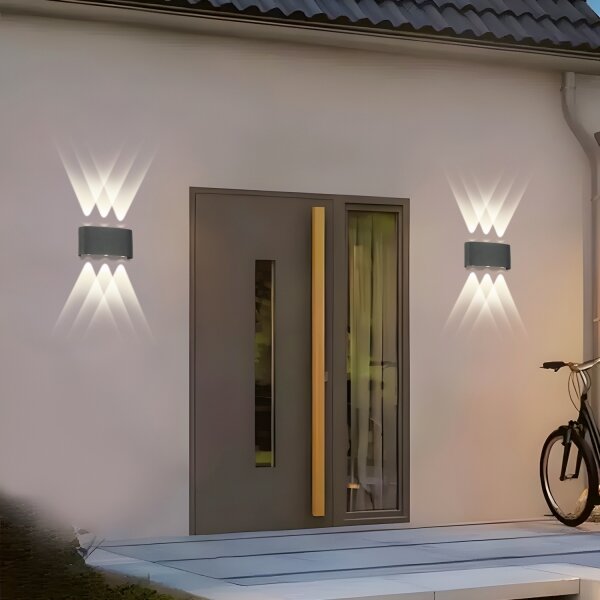 Brilagi - Applique da esterno a LED FLAREBOX 6W 230V antracite IP65