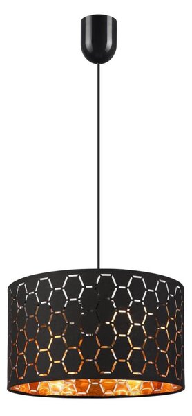 Lampada a sospensione con cavo ULLE 1xE27/15W/230V, nera