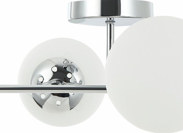 Plafoniera MADDIE 4xE14/5W/230V cromo lucido
