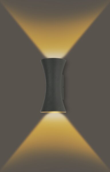 Brilagi - Applique da esterno a LED BICON LED/10W/230V antracite IP44