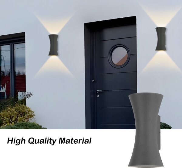 Brilagi - Applique da esterno a LED BICON LED/10W/230V antracite IP44
