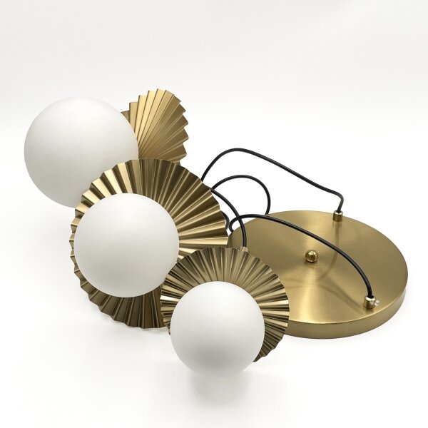 Lampadario a cavo CHITA 3xG9/5W/230V dorato