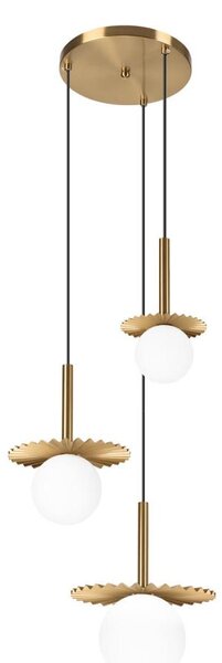 Lampadario a cavo CHITA 3xG9/5W/230V dorato