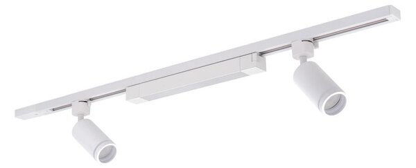 Faretto LED per sistema a binario TRACER 2xGU10/10W/230V + LED/20W 1 m bianco