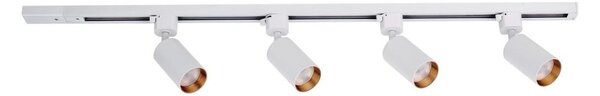 Faretto per sistema binario TRACER, 4x GU10/10W/230V, 1 m, bianco