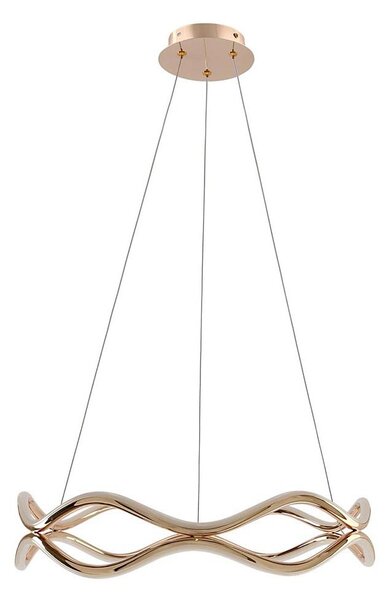 Lampadario LED sospeso su cavo VAVE LED/28W/230V oro rosa