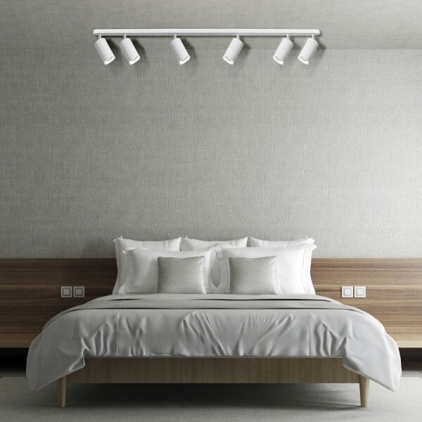 Faretto da bagno LED RGBW dimmerabile TURYN 6xGU10/6,5W/230V IP44 bianco