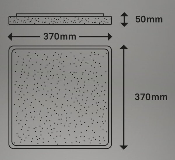 Briloner 3749-414 - Plafoniera LED LINO LED/24W/230V cromo opaco