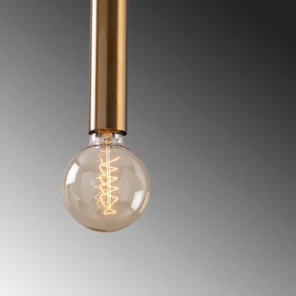 Lampadario a cavo TEMPO 1xE27/40W/230V, finitura dorata