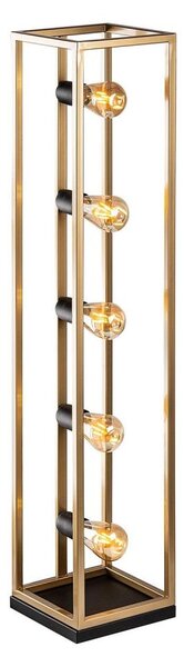 Lampada da terra KAFES 5xE27/40W/230V dorata