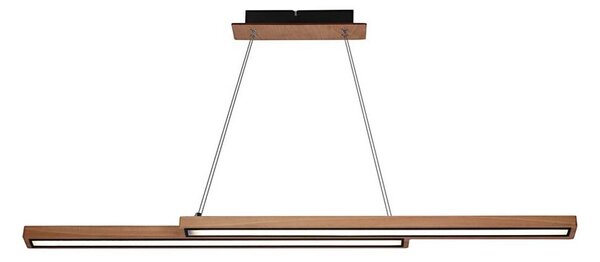 Lampadario LED a sospensione su cavo SENTO LED/19W/230V in legno