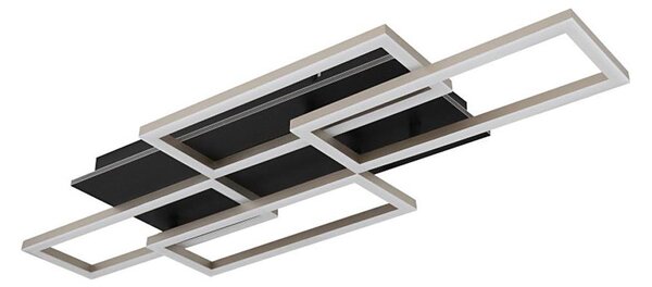 Globo 67359-40A - JEFFRY Lampada da soffitto dimmerabile a LED 40W/230V 32,5x87,5 cm nero + telecomando