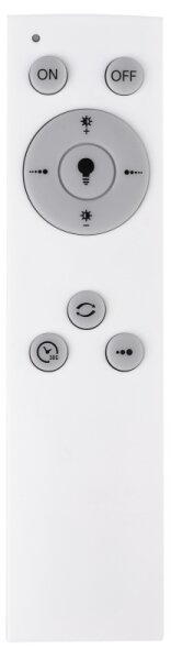 Globo 67359-40A - JEFFRY Lampada da soffitto dimmerabile a LED 40W/230V 32,5x87,5 cm nero + telecomando