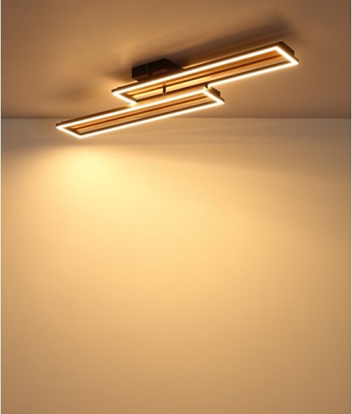 Globo 67358D - Plafoniera LED DAKARI I/30W/230V 3000K 90x21 cm