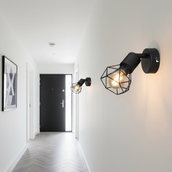 Brilagi - Faretto da parete orientabile CAGE 1xE14/40W/230V