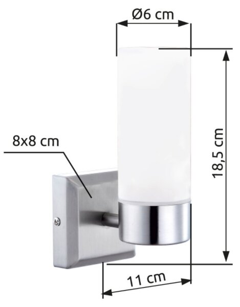 Brilagi - Applique da bagno RAY 1xE14/40W/230V IP44