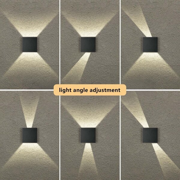 Brilagi - LED Applique da esterno DOUBLERAY LED/4W/230V nero IP65
