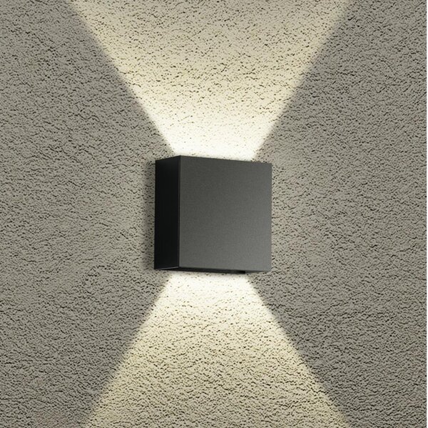 Brilagi - LED Applique da esterno DOUBLERAY LED/4W/230V nero IP65