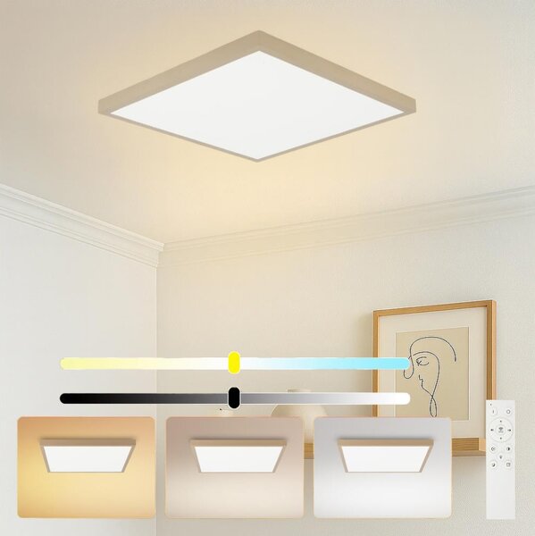 Brilagi - Lampada LED dimmerabile per bagno FRAME SMART LED/50W/230V 60x60 IP44 + Telecomando