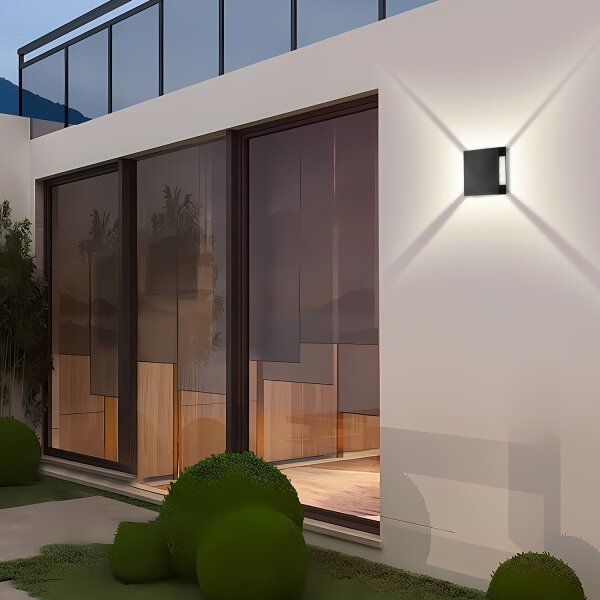 Brilagi - Applique da parete per esterni a LED QUADRAY LED/4W/230V nero IP65