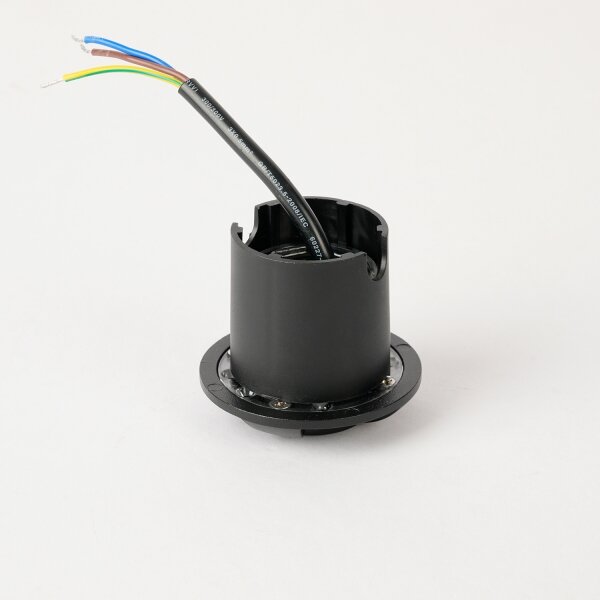 Brilagi - GROUNDRAY Luce LED da esterno incassabile nel terreno, 1W, 230V, nera, IP67