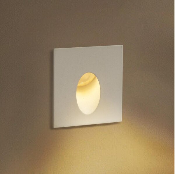 Brilagi - Lampada a incasso LED da esterno STAIRDOT LED/2W/230V bianca IP65 quadrata