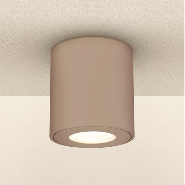 Brilagi - Faretto da bagno MIA 1xGU10/30W/230V 84x80 mm beige IP44