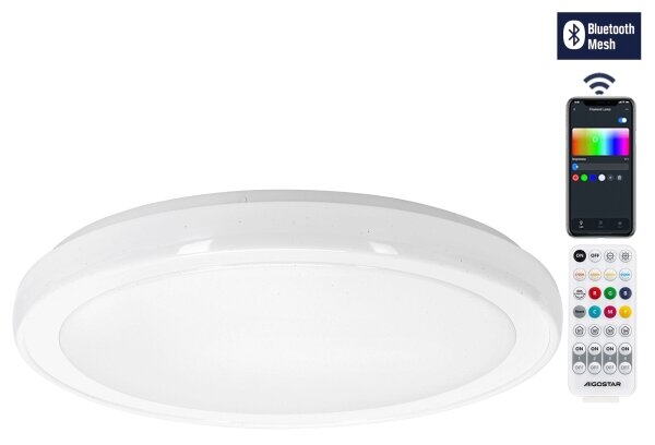 Aigostar - Lampada da soffitto a LED da 36 W, 230 V, con telecomando