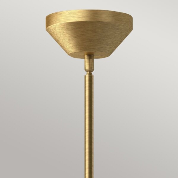 Alora Mood ALM-HALSTON-P-M-GD - Lampada a sospensione HALSTON con montaggio su asta 1xE27/60W/230V, oro