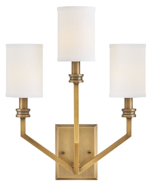 Hinkley HK-MOORE-WB3-HB - MOORE Lampada da parete 3xE14/40W/230V, oro