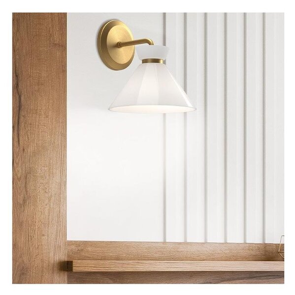Alora Mood ALM-HALSTON-1WB-GD - Lampada da parete HALSTON 1xE14/40W/230V oro