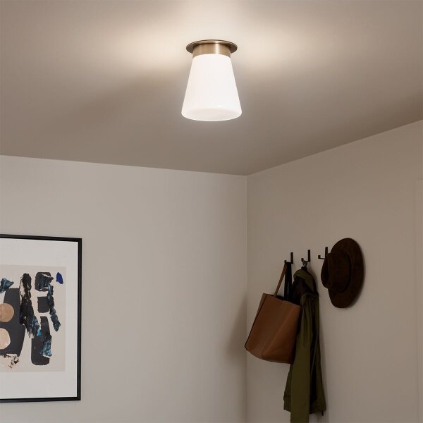 Kichler KL-ALBERS-F-T-CPZ-Plafoniera ALBERS 1xE27/40W/230V pr.21,6cm bronzo