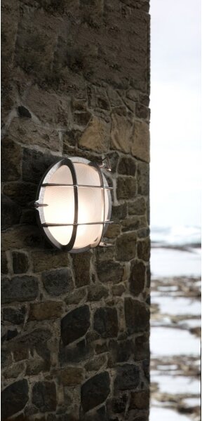 Nordlux - Applique da esterno POLPERRO 1xE27/12,5W/230V IP64 grigio